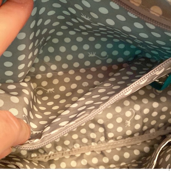 Kipling Official Collectible Jade Teal Crossbody Purse Like New Without Gorilla - Picture 10 of 12